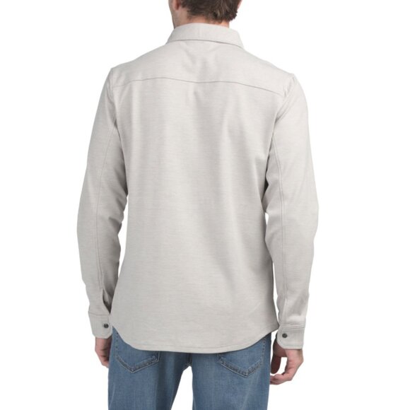 QUIKSILVER Grape Leaf Belino Knit Button Down Shirt - Picture 2 of 2